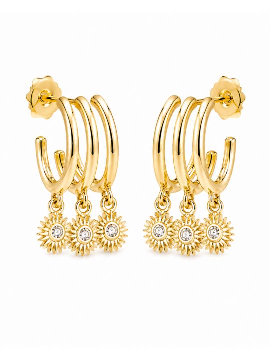 copy ofBoucles d'Oreilles Trèfle Cœur Plaqué Or 18K 10 mm – Puces Élégantes