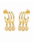 copy ofBoucles d'Oreilles Trèfle Cœur Plaqué Or 18K 10 mm – Puces Élégantes