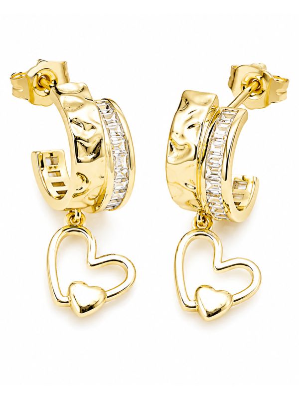 copy ofcopy ofcopy ofBoucles d'Oreilles Trèfle Cœur Plaqué Or 18K 10 mm – Puces Élégantes