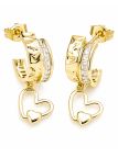 copy ofcopy ofcopy ofBoucles d'Oreilles Trèfle Cœur Plaqué Or 18K 10 mm – Puces Élégantes