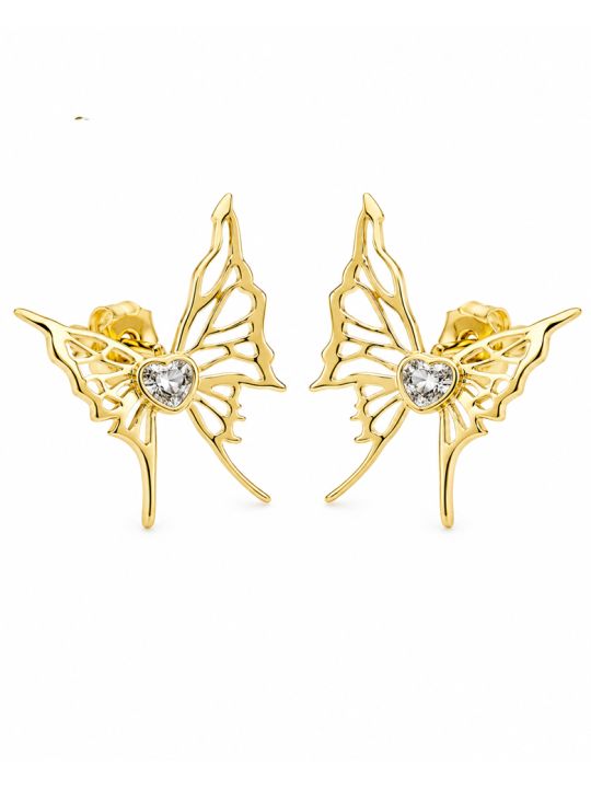 copy ofcopy ofBoucles d'Oreilles Trèfle Cœur Plaqué Or 18K 10 mm – Puces Élégantes