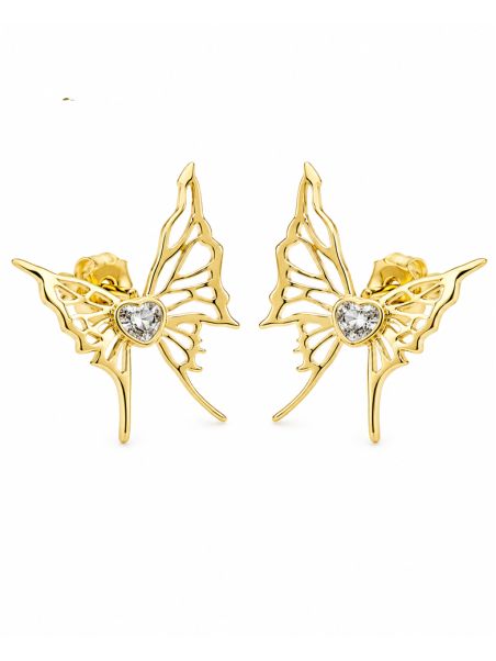 copy ofcopy ofBoucles d'Oreilles Trèfle Cœur Plaqué Or 18K 10 mm – Puces Élégantes
