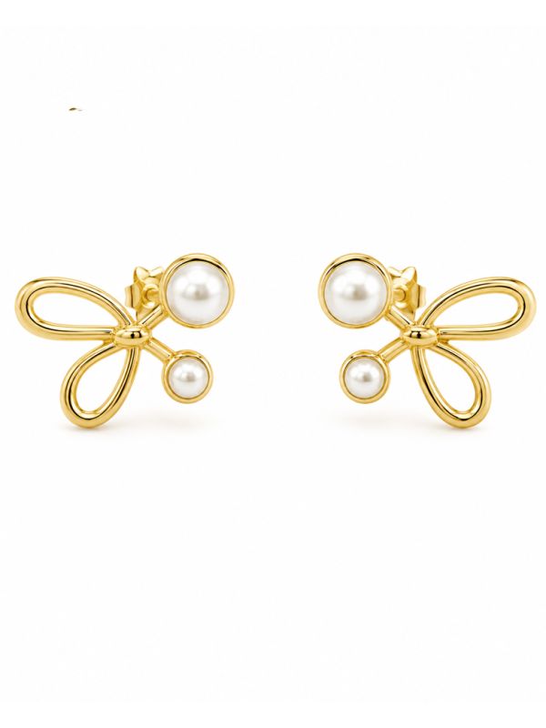 copy ofcopy ofcopy ofBoucles d'Oreilles Trèfle Cœur Plaqué Or 18K 10 mm – Puces Élégantes