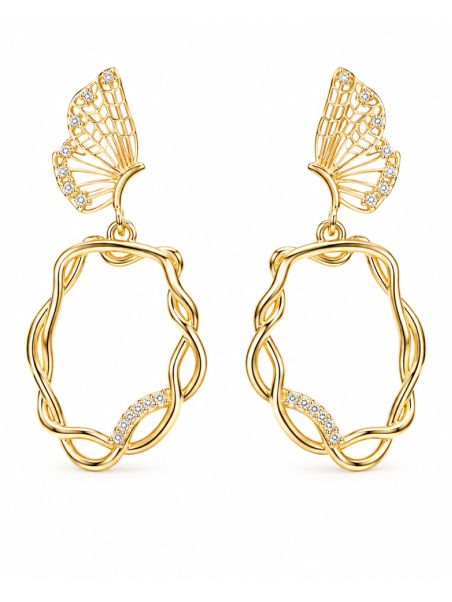 copy ofcopy ofcopy ofBoucles d'Oreilles Trèfle Cœur Plaqué Or 18K 10 mm – Puces Élégantes