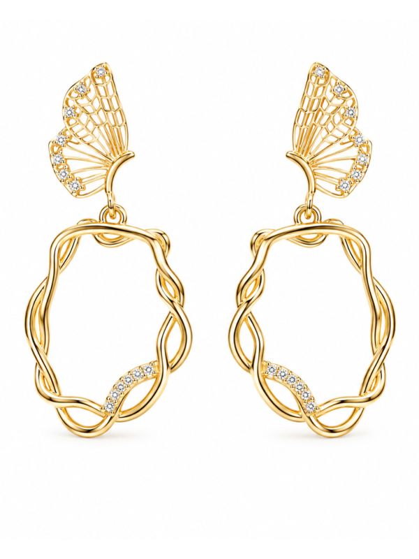 copy ofcopy ofcopy ofBoucles d'Oreilles Trèfle Cœur Plaqué Or 18K 10 mm – Puces Élégantes