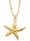 copy ofcopy ofcopy ofCollier Étoile de Mer Dorée Plaqué Or 18K 30 mm – Pendentif Marin Élégant et Tendance