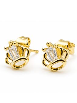 copy ofBoucles d'Oreilles Pendantes Papillon et Anneau Tressé Plaqué Or 18K 40 mm