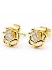 copy ofBoucles d'Oreilles Pendantes Papillon et Anneau Tressé Plaqué Or 18K 40 mm