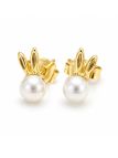 copy ofcopy ofBoucles d'Oreilles Pendantes Papillon et Anneau Tressé Plaqué Or 18K 40 mm