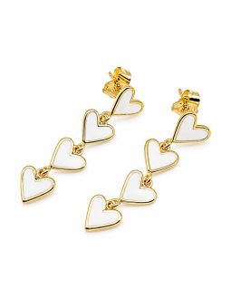 copy ofcopy ofcopy ofcopy ofBoucles d'Oreilles Pendantes Papillon et Anneau Tressé Plaqué Or 18K 40 mm