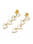 copy ofcopy ofcopy ofcopy ofBoucles d'Oreilles Pendantes Papillon et Anneau Tressé Plaqué Or 18K 40 mm