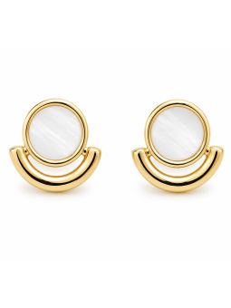 copy ofcopy ofcopy ofcopy ofBoucles d'Oreilles Pendantes Papillon et Anneau Tressé Plaqué Or 18K 40 mm