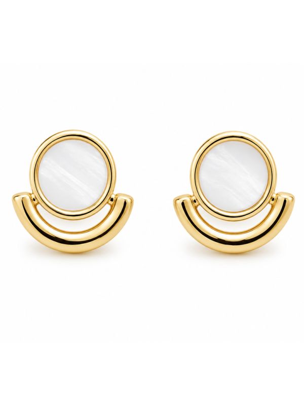 copy ofcopy ofcopy ofcopy ofBoucles d'Oreilles Pendantes Papillon et Anneau Tressé Plaqué Or 18K 40 mm