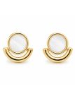 copy ofcopy ofcopy ofcopy ofBoucles d'Oreilles Pendantes Papillon et Anneau Tressé Plaqué Or 18K 40 mm