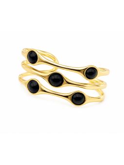 copy ofcopy ofcopy ofcopy ofBracelet Lune & Cœurs Ajustable Plaqué Or 18K – Bracelet Coulissant avec Oxydes de Zirconium