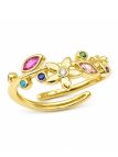 copy ofcopy ofBague Papillon Perle Plaqué Or 18K – Bague Ajustable Femme avec Cristaux