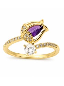 copy ofcopy ofcopy ofBague Papillon Perle Plaqué Or 18K – Bague Ajustable Femme avec Cristaux