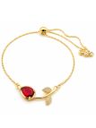 copy ofBracelet Lune & Cœurs Ajustable Plaqué Or 18K – Bracelet Coulissant avec Oxydes de Zirconium