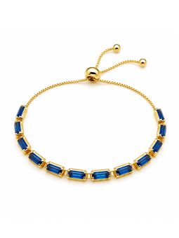 copy ofcopy ofcopy ofBracelet Lune & Cœurs Ajustable Plaqué Or 18K – Bracelet Coulissant avec Oxydes de Zirconium