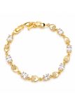 copy ofcopy ofBracelet Lune & Cœurs Ajustable Plaqué Or 18K – Bracelet Coulissant avec Oxydes de Zirconium