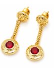 copy ofcopy ofBoucles d'Oreilles Cœurs Entrelacés Pendants Plaqué Or 18K 38 mm – Doubles Cœurs Élégants