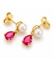 copy ofcopy ofBoucles d'Oreilles Cœurs Entrelacés Pendants Plaqué Or 18K 38 mm – Doubles Cœurs Élégants