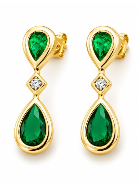 copy ofcopy ofcopy ofcopy ofBoucles d'Oreilles Cœurs Entrelacés Pendants Plaqué Or 18K 38 mm – Doubles Cœurs Élégants