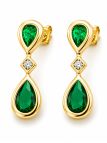copy ofcopy ofcopy ofcopy ofBoucles d'Oreilles Cœurs Entrelacés Pendants Plaqué Or 18K 38 mm – Doubles Cœurs Élégants