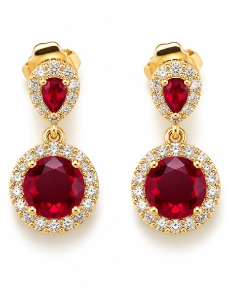 copy ofcopy ofcopy ofBoucles d'Oreilles Cœurs Entrelacés Pendants Plaqué Or 18K 38 mm – Doubles Cœurs Élégants