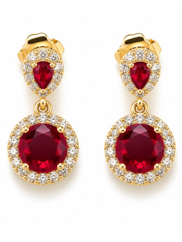 copy ofcopy ofcopy ofBoucles d'Oreilles Cœurs Entrelacés Pendants Plaqué Or 18K 38 mm – Doubles Cœurs Élégants