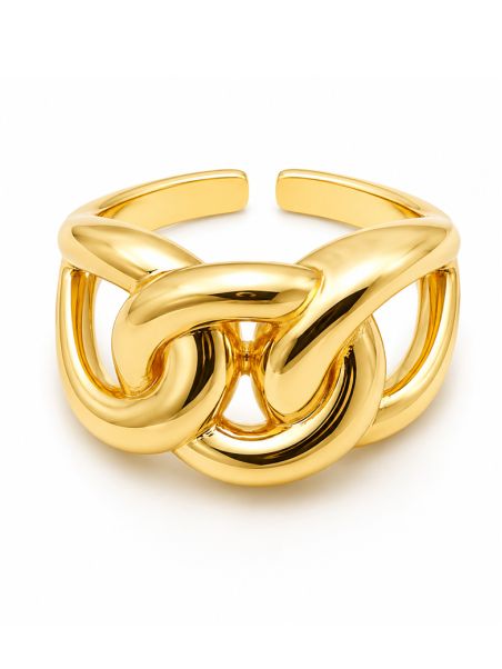 copy ofBague Impériale Plaqué Or 18K – Cascade de Zircons Brillants