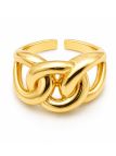 copy ofBague Impériale Plaqué Or 18K – Cascade de Zircons Brillants