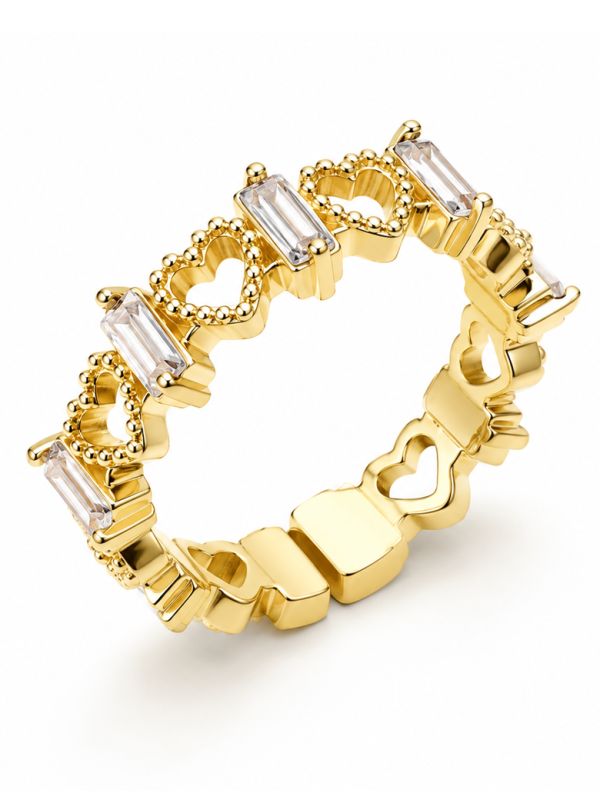 copy ofcopy ofcopy ofBague Impériale Plaqué Or 18K – Cascade de Zircons Brillants