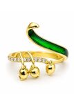 copy ofcopy ofBague Cœurs et Zircons Rectangulaires Plaqué Or 18K – Anneau Élégant