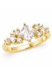 copy ofcopy ofcopy ofcopy ofBague Cœurs et Zircons Rectangulaires Plaqué Or 18K – Anneau Élégant