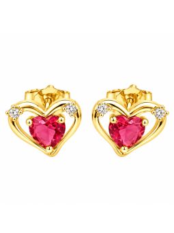 copy ofcopy ofBoucles d’Oreilles Papillons Bleus et Pampilles Strass en Plaqué Or 18K – 15 mm