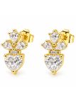 copy ofcopy ofcopy ofBoucles d’Oreilles Papillons Bleus et Pampilles Strass en Plaqué Or 18K – 15 mm