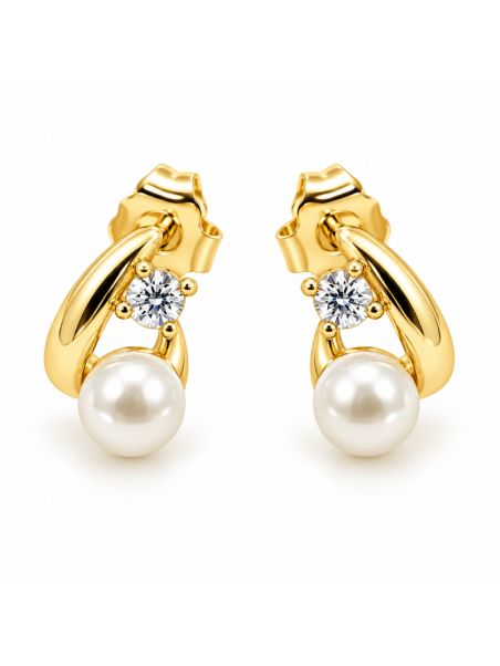 copy ofcopy ofcopy ofBoucles d’Oreilles Papillons Bleus et Pampilles Strass en Plaqué Or 18K – 15 mm