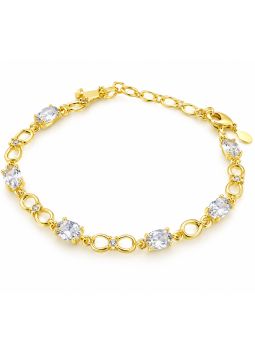 copy ofcopy ofcopy ofBracelet Tennis Plaqué Or 18K – Cristaux Brillants Élégance Intemporelle