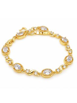 copy ofcopy ofcopy ofcopy ofBracelet Tennis Plaqué Or 18K – Cristaux Brillants Élégance Intemporelle