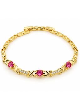 copy ofBracelet Tennis Plaqué Or 18K – Cristaux Brillants Élégance Intemporelle