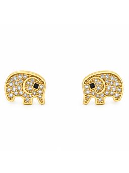 copy ofBoucles d’Oreilles Perle Blanche et Cristal en Plaqué Or 18K – 13 mm