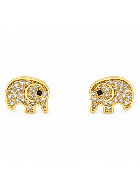 copy ofBoucles d’Oreilles Perle Blanche et Cristal en Plaqué Or 18K – 13 mm
