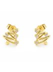 copy ofcopy ofBoucles d’Oreilles Perle Blanche et Cristal en Plaqué Or 18K – 13 mm