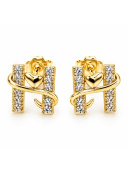copy ofcopy ofcopy ofcopy ofBoucles d’Oreilles Perle Blanche et Cristal en Plaqué Or 18K – 13 mm