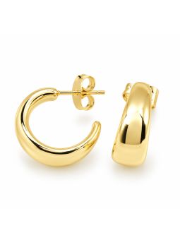 copy ofcopy ofcopy ofcopy ofBoucles d’Oreilles Perle Blanche et Cristal en Plaqué Or 18K – 13 mm
