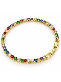 copy ofBracelet Éléphant Porte-Bonheur en Plaqué Or 18K – 19 cm
