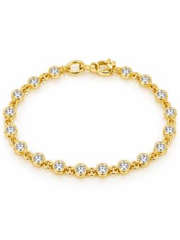 copy ofcopy ofcopy ofBracelet Éléphant Porte-Bonheur en Plaqué Or 18K – 19 cm