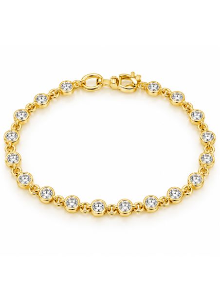 copy ofcopy ofcopy ofBracelet Éléphant Porte-Bonheur en Plaqué Or 18K – 19 cm