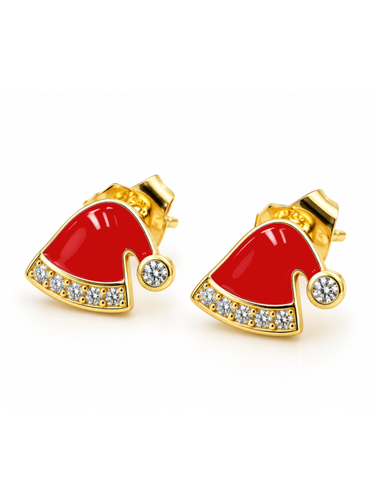 Boucles d’Oreilles Goutte Évasée – Doré en Acier Inoxydable